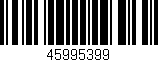 Código de barras (EAN, GTIN, SKU, ISBN): '45995399'