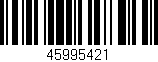 Código de barras (EAN, GTIN, SKU, ISBN): '45995421'