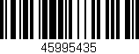 Código de barras (EAN, GTIN, SKU, ISBN): '45995435'