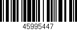 Código de barras (EAN, GTIN, SKU, ISBN): '45995447'