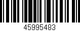 Código de barras (EAN, GTIN, SKU, ISBN): '45995483'