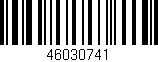 Código de barras (EAN, GTIN, SKU, ISBN): '46030741'