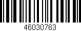 Código de barras (EAN, GTIN, SKU, ISBN): '46030763'