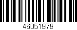 Código de barras (EAN, GTIN, SKU, ISBN): '46051979'