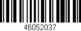 Código de barras (EAN, GTIN, SKU, ISBN): '46052037'