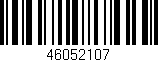 Código de barras (EAN, GTIN, SKU, ISBN): '46052107'
