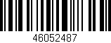 Código de barras (EAN, GTIN, SKU, ISBN): '46052487'