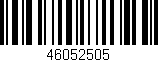 Código de barras (EAN, GTIN, SKU, ISBN): '46052505'