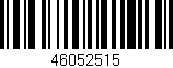 Código de barras (EAN, GTIN, SKU, ISBN): '46052515'