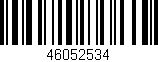 Código de barras (EAN, GTIN, SKU, ISBN): '46052534'