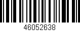 Código de barras (EAN, GTIN, SKU, ISBN): '46052638'