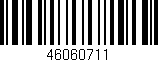 Código de barras (EAN, GTIN, SKU, ISBN): '46060711'