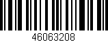 Código de barras (EAN, GTIN, SKU, ISBN): '46063208'