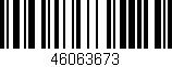 Código de barras (EAN, GTIN, SKU, ISBN): '46063673'