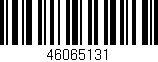 Código de barras (EAN, GTIN, SKU, ISBN): '46065131'