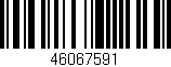 Código de barras (EAN, GTIN, SKU, ISBN): '46067591'
