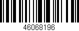 Código de barras (EAN, GTIN, SKU, ISBN): '46068196'