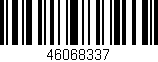 Código de barras (EAN, GTIN, SKU, ISBN): '46068337'
