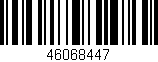 Código de barras (EAN, GTIN, SKU, ISBN): '46068447'