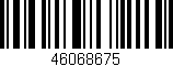 Código de barras (EAN, GTIN, SKU, ISBN): '46068675'