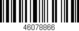 Código de barras (EAN, GTIN, SKU, ISBN): '46078866'