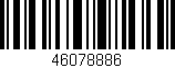 Código de barras (EAN, GTIN, SKU, ISBN): '46078886'