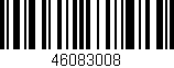 Código de barras (EAN, GTIN, SKU, ISBN): '46083008'