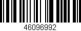 Código de barras (EAN, GTIN, SKU, ISBN): '46096992'