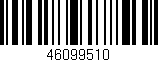 Código de barras (EAN, GTIN, SKU, ISBN): '46099510'