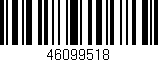Código de barras (EAN, GTIN, SKU, ISBN): '46099518'