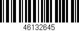 Código de barras (EAN, GTIN, SKU, ISBN): '46132645'