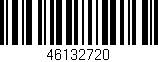 Código de barras (EAN, GTIN, SKU, ISBN): '46132720'