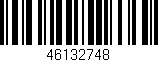 Código de barras (EAN, GTIN, SKU, ISBN): '46132748'