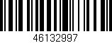 Código de barras (EAN, GTIN, SKU, ISBN): '46132997'