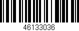 Código de barras (EAN, GTIN, SKU, ISBN): '46133036'