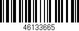 Código de barras (EAN, GTIN, SKU, ISBN): '46133665'