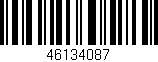 Código de barras (EAN, GTIN, SKU, ISBN): '46134087'