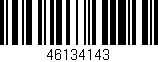 Código de barras (EAN, GTIN, SKU, ISBN): '46134143'