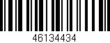 Código de barras (EAN, GTIN, SKU, ISBN): '46134434'