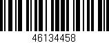 Código de barras (EAN, GTIN, SKU, ISBN): '46134458'