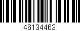Código de barras (EAN, GTIN, SKU, ISBN): '46134463'