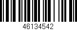 Código de barras (EAN, GTIN, SKU, ISBN): '46134542'
