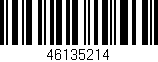 Código de barras (EAN, GTIN, SKU, ISBN): '46135214'