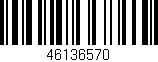 Código de barras (EAN, GTIN, SKU, ISBN): '46136570'