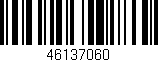 Código de barras (EAN, GTIN, SKU, ISBN): '46137060'