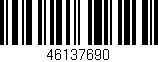 Código de barras (EAN, GTIN, SKU, ISBN): '46137690'