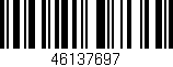 Código de barras (EAN, GTIN, SKU, ISBN): '46137697'