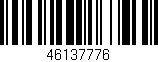 Código de barras (EAN, GTIN, SKU, ISBN): '46137776'