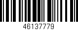 Código de barras (EAN, GTIN, SKU, ISBN): '46137779'
