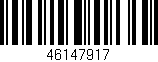 Código de barras (EAN, GTIN, SKU, ISBN): '46147917'